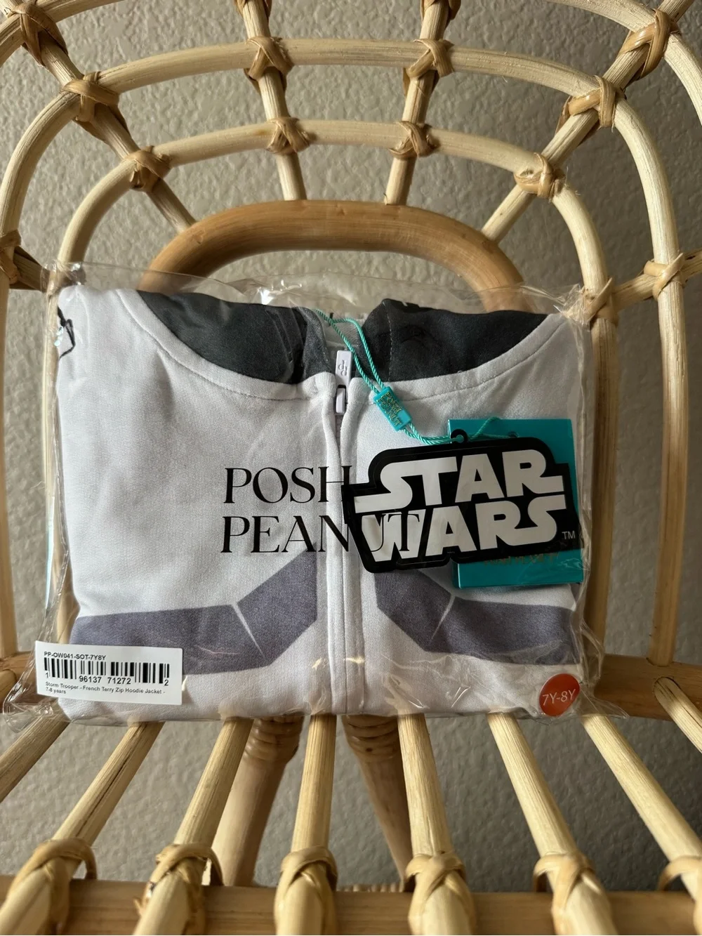 Posh Peanut Stormtrooper French Terry Zippered Jacket